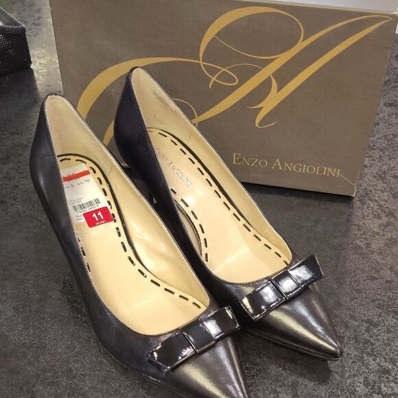 Enzo Angiolini Black Heels Classic Elegance - Picture 1 of 7